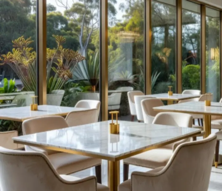 The Gilded Token restaurant interior and poker room